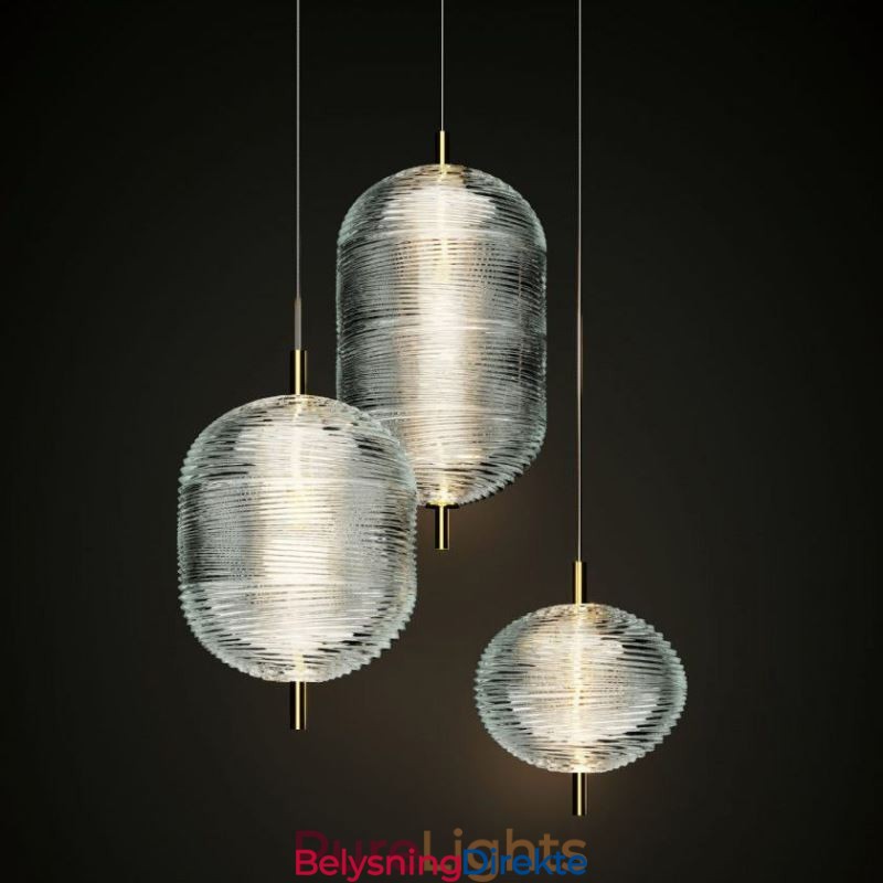 Vannripple Pendellampe Moderne Minimalistisk Smijerns Taklampe