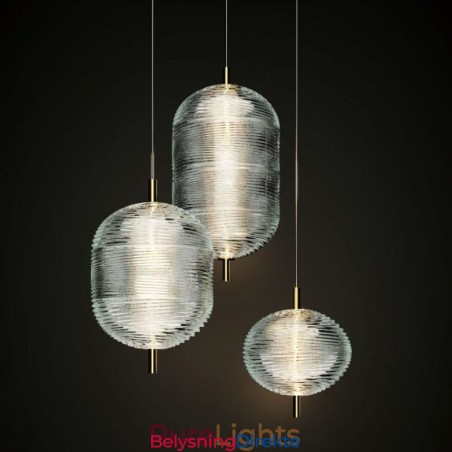 Vannripple Pendellampe Moderne Minimalistisk Smijerns Taklampe