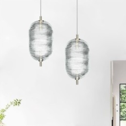 Vannripple Pendellampe Moderne Minimalistisk Smijerns Taklampe