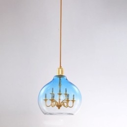 Glass Pendellampe Moderne Minimalistisk Smijerns Taklampe Med 9 Lys