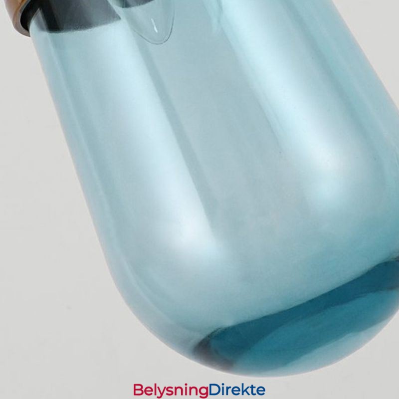 Vanndråpe Glass Pendellampe Moderne Minimalistisk Smijern Liten Taklampe