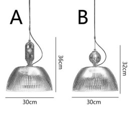 Plissert Glass Pendellampe Moderne Minimalistisk Smijern Liten Taklampe