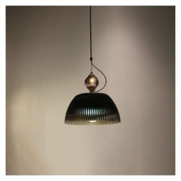 Plissert Glass Pendellampe Moderne Minimalistisk Smijern Liten Taklampe