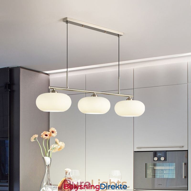 Nordisk Glassanhengslampe Kreativ Smijerns Taklampe