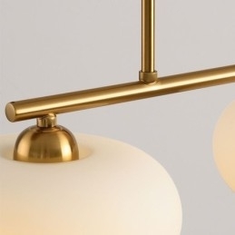 Nordisk Glassanhengslampe Kreativ Smijerns Taklampe