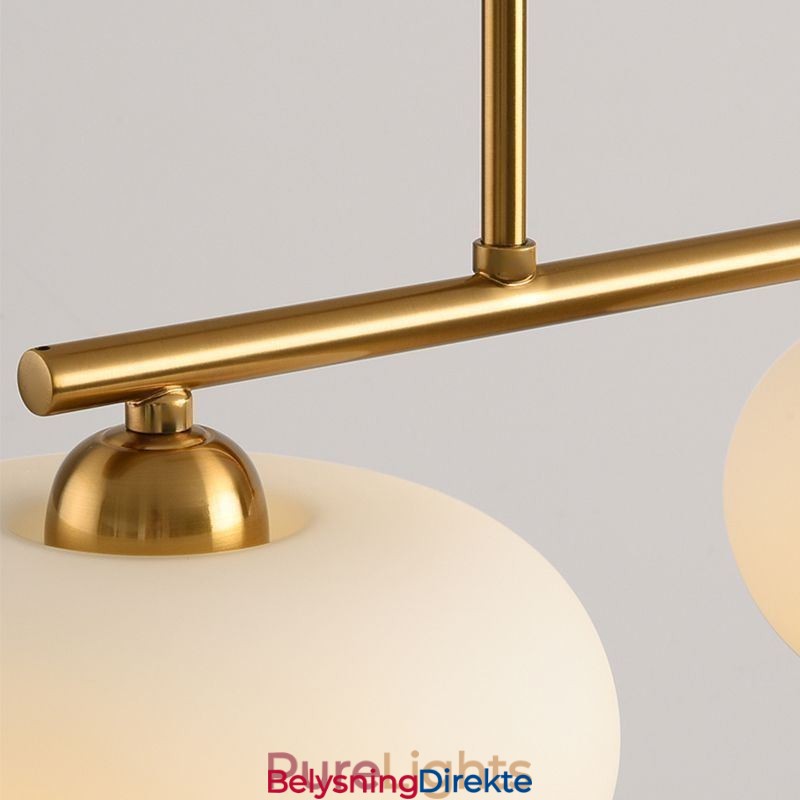 Nordisk Glassanhengslampe Kreativ Smijerns Taklampe