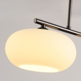 Nordisk Glassanhengslampe Kreativ Smijerns Taklampe