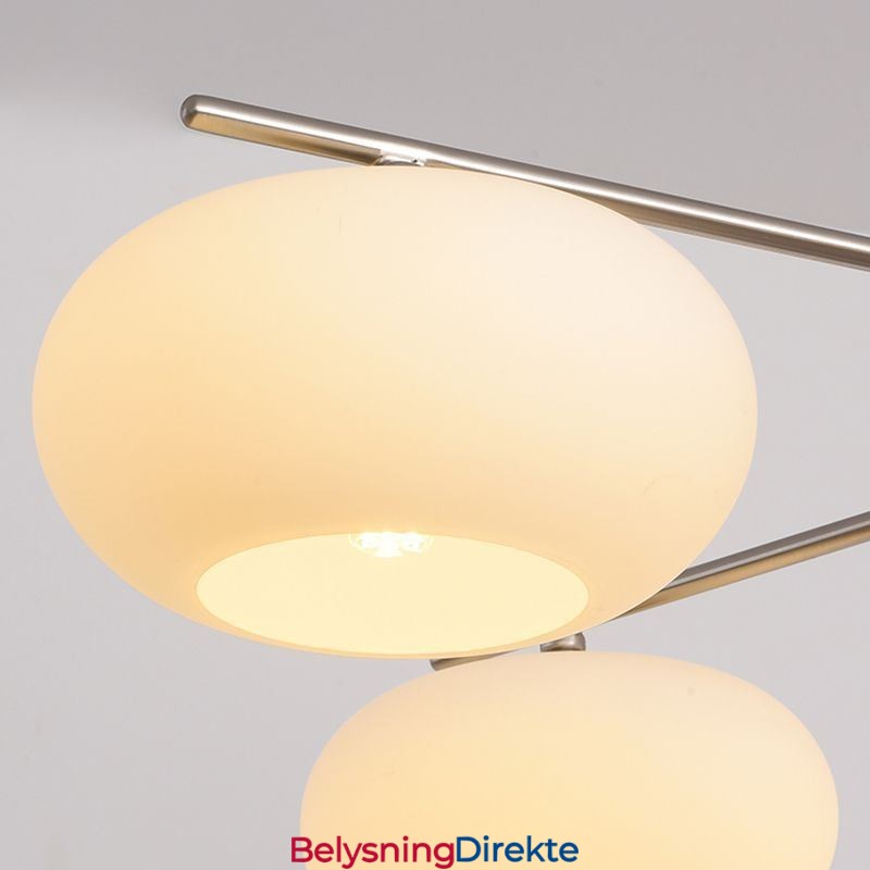 Nordisk Glassanhengslampe Kreativ Smijerns Taklampe