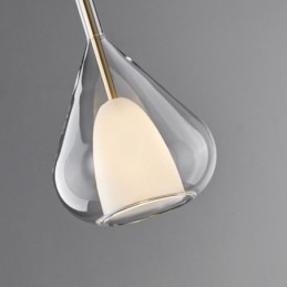Pendellampe Moderne Minimalistiske Doble Glass Taklamper