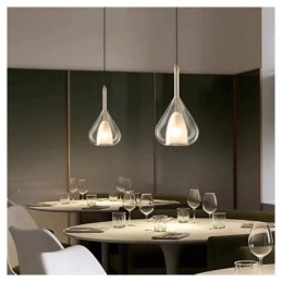 Pendellampe Moderne Minimalistiske Doble Glass Taklamper