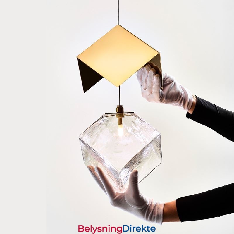 Kreativ Glass Pendellampe Paviljong Taklamper