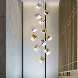 Kreativ Glass Pendellampe Paviljong Taklamper