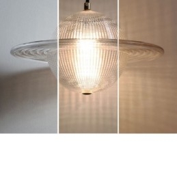 Moderne Taklampe I Glassform