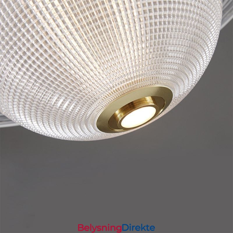 Moderne Taklampe I Glassform