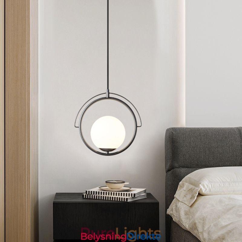 Glass Ball Pendellampe Dekor Hjem Hengelampe