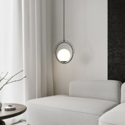 Glass Ball Pendellampe Dekor Hjem Hengelampe