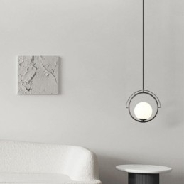 Glass Ball Pendellampe Dekor Hjem Hengelampe