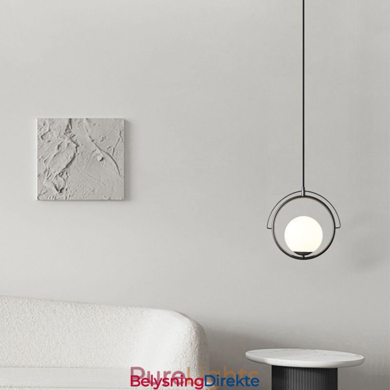 Glass Ball Pendellampe Dekor Hjem Hengelampe