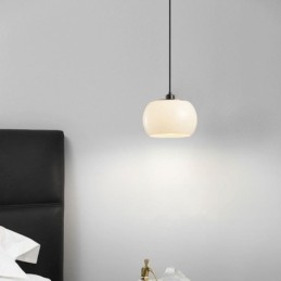 Moderne Glass Pendellampe Med Gresskardesign