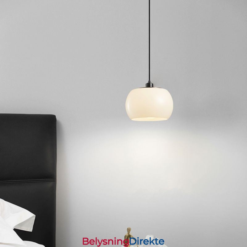 Moderne Glass Pendellampe Med Gresskardesign