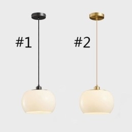 Moderne Glass Pendellampe Med Gresskardesign