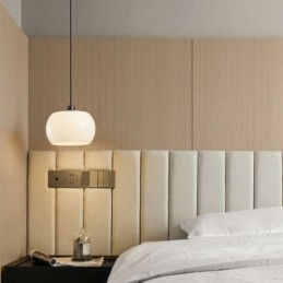 Moderne Glass Pendellampe Med Gresskardesign