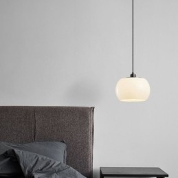 Moderne Glass Pendellampe Med Gresskardesign