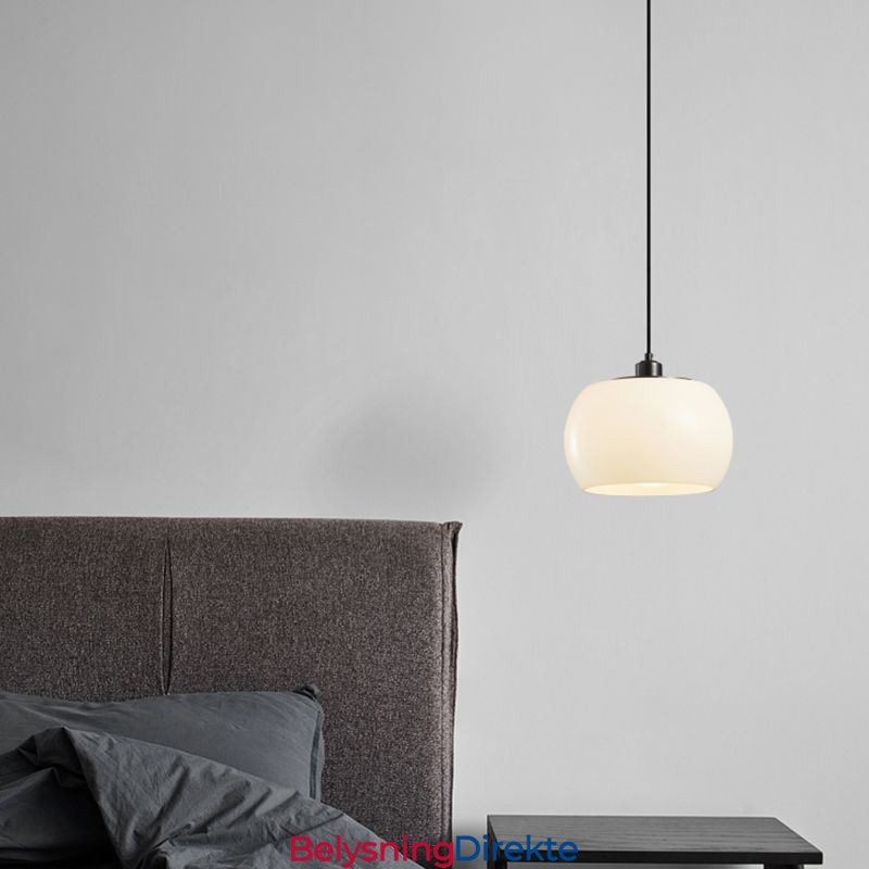 Moderne Glass Pendellampe Med Gresskardesign