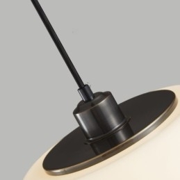 Moderne Glass Pendellampe Med Gresskardesign