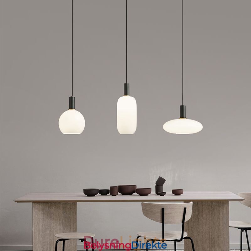 Moderne Enkel Pendellampe I Glass