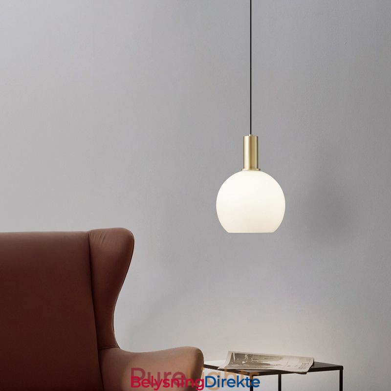 Moderne Enkel Pendellampe I Glass