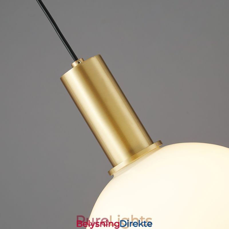 Moderne Enkel Pendellampe I Glass