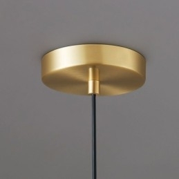 Moderne Enkel Pendellampe I Glass