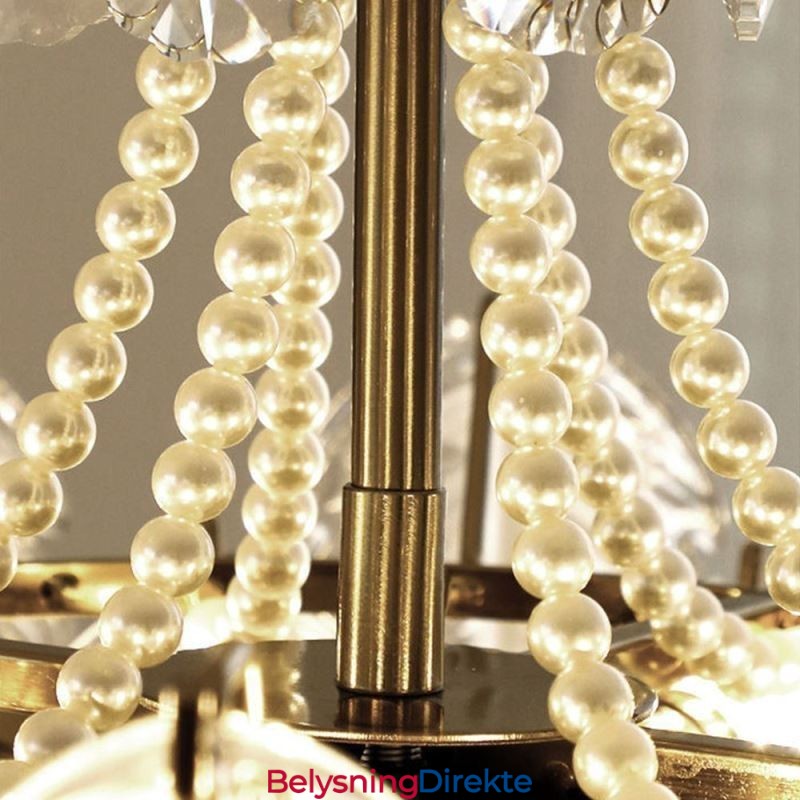 Elegant Glass Pendellampe Bladformet Hengelampe