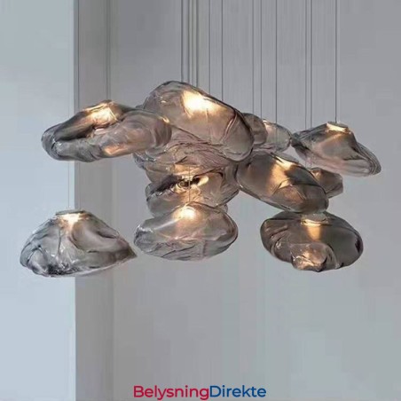 Kreativ Nordisk Pendellampe I Glass, Lysekrone, Kunsthengende Lampe