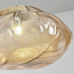 Kreativ Nordisk Pendellampe I Glass, Lysekrone, Kunsthengende Lampe