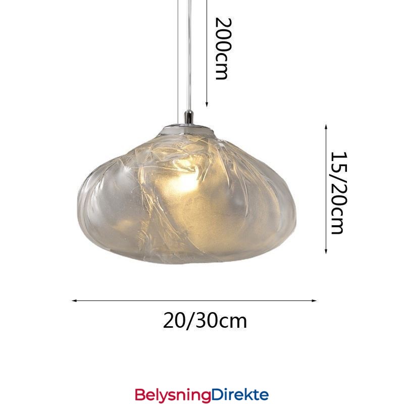 Kreativ Nordisk Pendellampe I Glass, Lysekrone, Kunsthengende Lampe