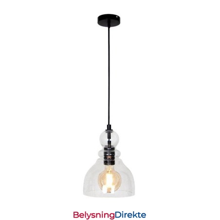 Moderne Jernanhengslampe I Glass, Gourd-Stil