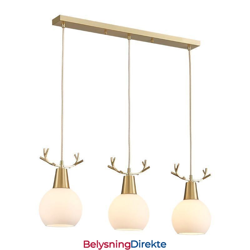 Moderne Enkel Kobber Pendellampe Gevir Hengende Lampe