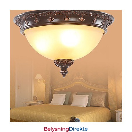 33 * Europeisk Stil Landlig Klassisk Absorberende Kuppellyslampe