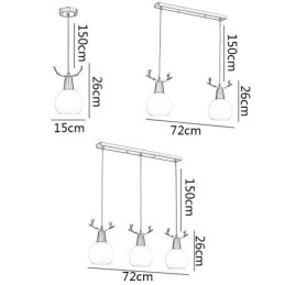 Moderne Enkel Kobber Pendellampe Gevir Hengende Lampe