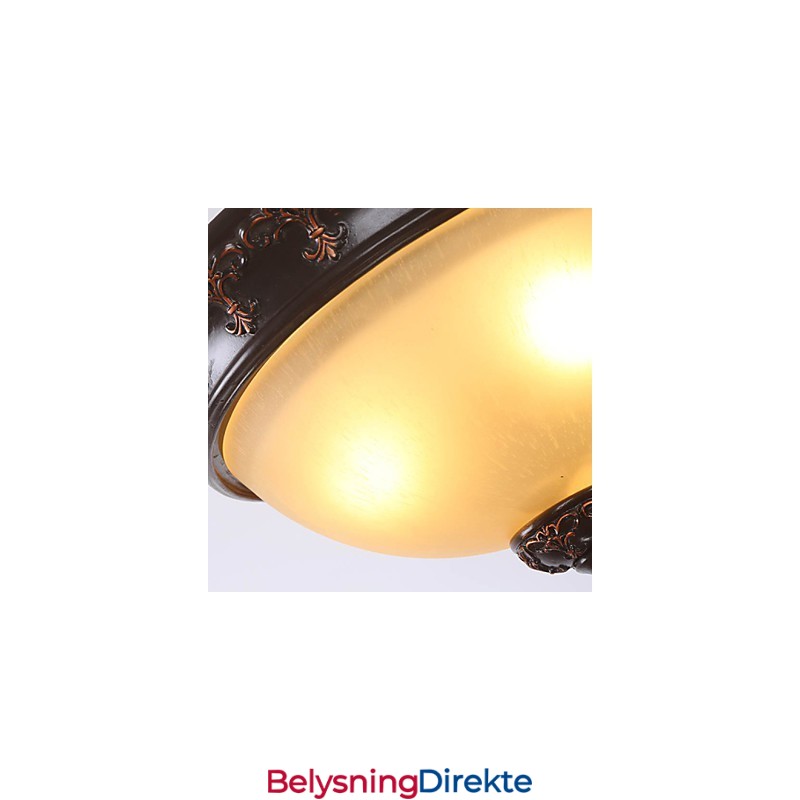 33 * Europeisk Stil Landlig Klassisk Absorberende Kuppellyslampe