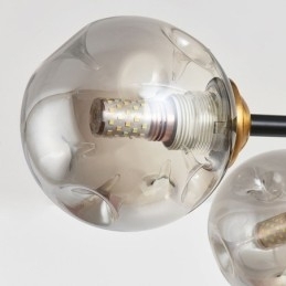 Moderne Glasstaklampe Med 6 Lys, Magic Bean-Lampe