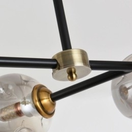 Moderne Glasstaklampe Med 6 Lys, Magic Bean-Lampe