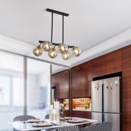 Magic Bean Pendellampe Glasskulebelysning