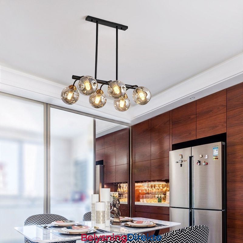 Magic Bean Pendellampe Glasskulebelysning