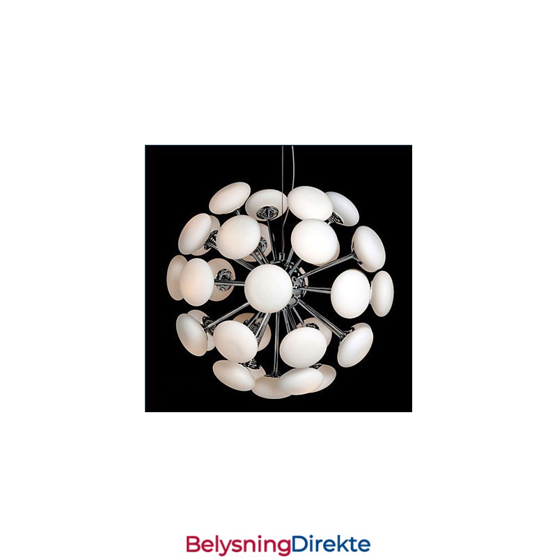 Modernyesteurt-Lampe Enkel, Sirkulær Glasskunst-Pendellampe I Europeisk Stil