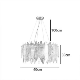 Moderne Elegant Glass Pendellampe