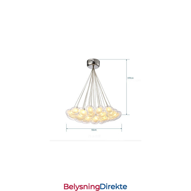 Lysekrone 22 Lys G4 Ettermontering Moderne Samtidskunst