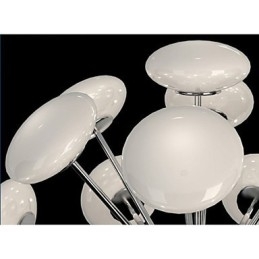 Modernyesteurt-Lampe Enkel, Sirkulær Glasskunst-Pendellampe I Europeisk Stil